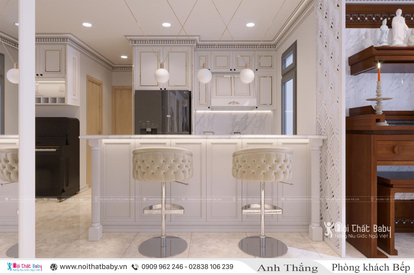 Khám phá nội thất căn 106m2 Chung cư Emerald Celadon City